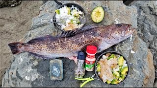 Catch and Cook BOILING Rice  Fish Avocado and Butter SO EASY [upl. by Luap]