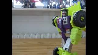 Transformers combiner wars Devastator stopmotion [upl. by Drarig361]