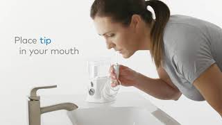 How to Use the Waterpik™ Nano Water Flosser WP310 [upl. by Eel]