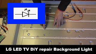 TV Repair Fernseher defekt Display Hintergrundbeleuchtung reparieren  LG Smart TV Backlight repair [upl. by Tiffi]