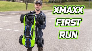 Traxxas Xmaxx 8s Unboxing and First Run [upl. by Kondon]