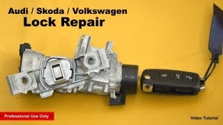 Audi  Skoda  Volkswagen Lock Repair ✔ [upl. by Flor]