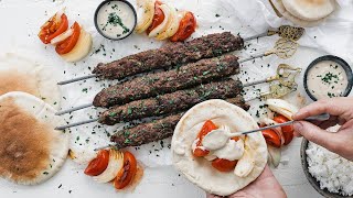 Middle Eastern Kofta Kebab Recipe [upl. by Colier]