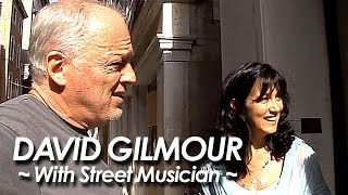 PINK FLOYD：DAVID GILMOUR 『Shine On You Crazy Diamond With Street Musician』by miu JAPAN [upl. by Earized]