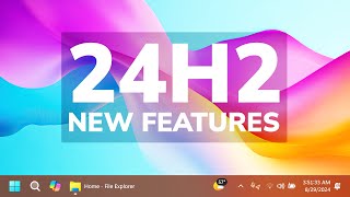 Windows 11 24H2  All New Features Preview [upl. by Naehgem]