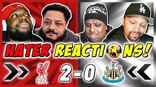 LIVERPOOL RIVALS amp HATERS GUTTED 🤣 REACTION TO LIVERPOOL 20 NEWCASTLE  PREMIER LEAGUE [upl. by Ahsienal426]