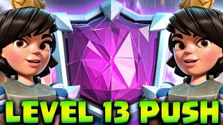 8000 TROPHIES AS A LEVEL 13  Clash Royale [upl. by Gleich]