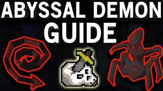 OSRS Abyssal Demon Slayer Guide  Melee Setup 2018 [upl. by Nagaek]