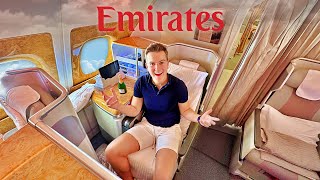 Emirates A380 INCREDIBLE Business Class  Full Flight Review [upl. by Arathorn]