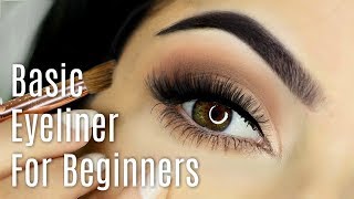 Beginners Eyeliner Makeup Tutorial  How To Apply Eyeliner [upl. by Anomer983]