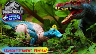 JURASSIC WORLD EDMONTOSAURUS SOUND STRIKE REVIEW  Jurassic Collector [upl. by Mattox372]