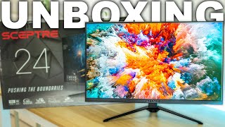 Sceptre IPS 24quot 165Hz Gaming Monitor Unboxing [upl. by Emmalynne]