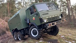 КАМАЗ 4310 im Gelände 6x6 Offroad V8 Diesel 2021 [upl. by Seema21]