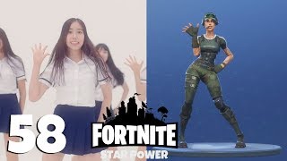 Fortnite ALL 58 emotes and dances  Their real life original references [upl. by Tica]