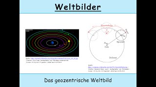 Das geozentrische Weltbild ptolemäisches Weltbild  Antike  Mittelalter  Tycho Brahe [upl. by Janelle]