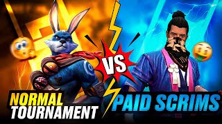 Paid Scrims VS Normal Tournaments [upl. by Michey]