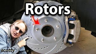 How to Replace Brake Rotors on Your Car [upl. by Cletis620]