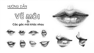 How to draw Lips by Huta chan Art Drawing [upl. by Nagey]