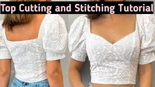 Top Cutting And Stitching Full Tutorial  Stitching Game With Jyoti [upl. by Assina997]