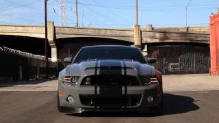 900HP 2013 Ford Mustang Shelby GT500 Supercharger Whine and Rev [upl. by Kall]