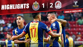 Highlights amp Goals  Chivas vs San Luis 12  Telemundo Deportes [upl. by Llerdnad]