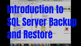 Introduction to SQL Server Database Backup and Restore [upl. by Ahtelahs591]