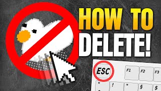 HOW TO DELETE DESKTOP GOOSE [upl. by Adrahs]