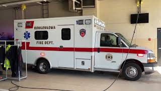 Ronkonkoma FD 5241 Responding to an EMS Alarm 4222022 [upl. by Ybrik]