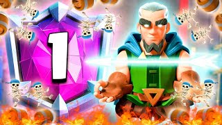 TOP 1 LADDER AT 8200 TROPHIES  Clash Royale [upl. by Leuqcar]