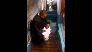 Kid Decides To Baptize Himself After Too Excited [upl. by Shiller676]