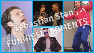 Sebastian Stan  Funniest Moments [upl. by Dnalon]