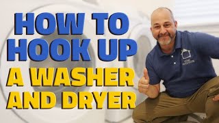 How to Hook up a Washer and Dryer [upl. by Hertberg]