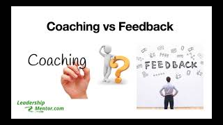 Why Coaching is 100x More Valuable than Feedback [upl. by Christi]