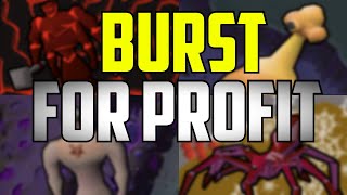 OSRS  5 Spots to Burst for EASY Profits MAGE TRAINING [upl. by Lacim]