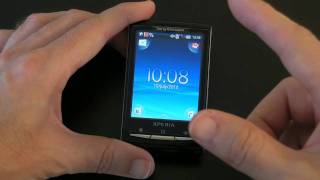 Sony Ericsson Xperia X10 Mini Mobile Phone  Unboxing amp Review [upl. by Haimirej800]