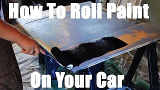 How To Paint Your Car With A Roller [upl. by Betty]