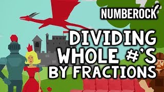 Dividing Whole Numbers by Fractions Song [upl. by Nnylrefinnej]