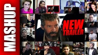 LOGAN Trailer 2 Reactions Mashup [upl. by Adnalro142]