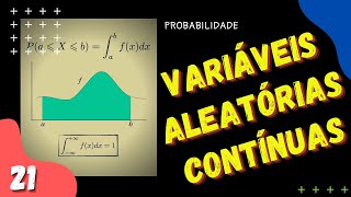 Variáveis aleatórias contínuas Densidade e Distribuição [upl. by Millan839]