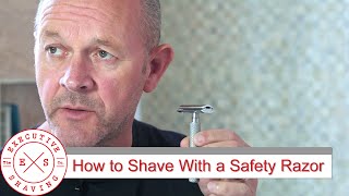 Tutorial Learn How To Shave With a Safety Razor [upl. by Serrano]