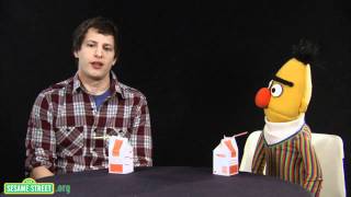 Sesame Street Conversations with Bert Andy Samberg Part 1 [upl. by Llerrahs]