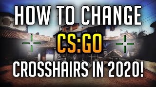 How To Change Crosshairs in CSGO 2020 [upl. by Reibaj421]