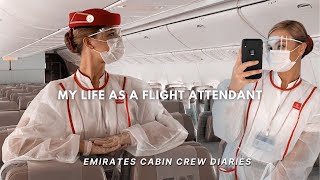 My Life As a Flight Attendant  South African Emirates Cabin Crew  VLOG [upl. by Eelirem]