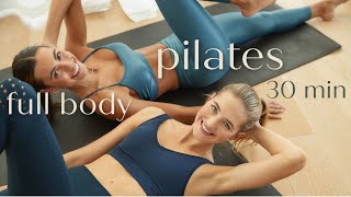 30 MIN Full body Pilates workout  Strengthen and Toning  14 Day Full Body Challenge [upl. by Mandeville]