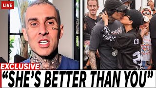 Travis Barker FINALLY RESPONDS To Cheating On Khourtney Kardashian [upl. by Eimot]