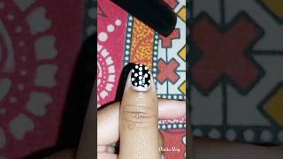 Easy nail art at home 🏡 shorts nailart naildesign youtubeshorts [upl. by Zach359]