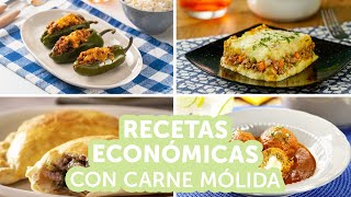 Recetas económicas con carne molida  Kiwilimón [upl. by Anawahs29]