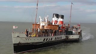 Paddle Steamer Waverley on the River Thames [upl. by Willet]