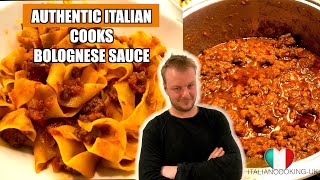 BOLOGNESE SAUCE  How authentic ITALIAN NONNA’s recipe is cooked abroad [upl. by Penn709]