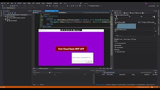 Visual Basic WPF in Visual Studio  VBNet Desktop Application [upl. by Hengel]